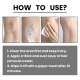 Hair Removal Cream Gentle Epilator Cream Intimate Areas Health Painless Hair Remover Growth Inhibitor For Woman Men Body Care