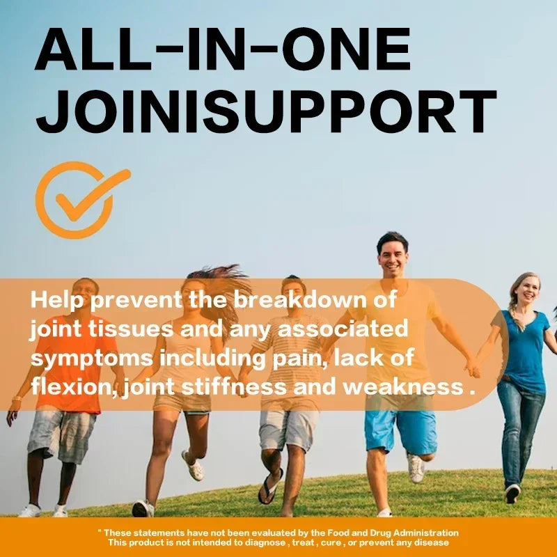 Glucosamine Chondroitin MSM - Supports Joint Health, Relieves Pain, Improves Joint Flexibility, and Enhances Immunity