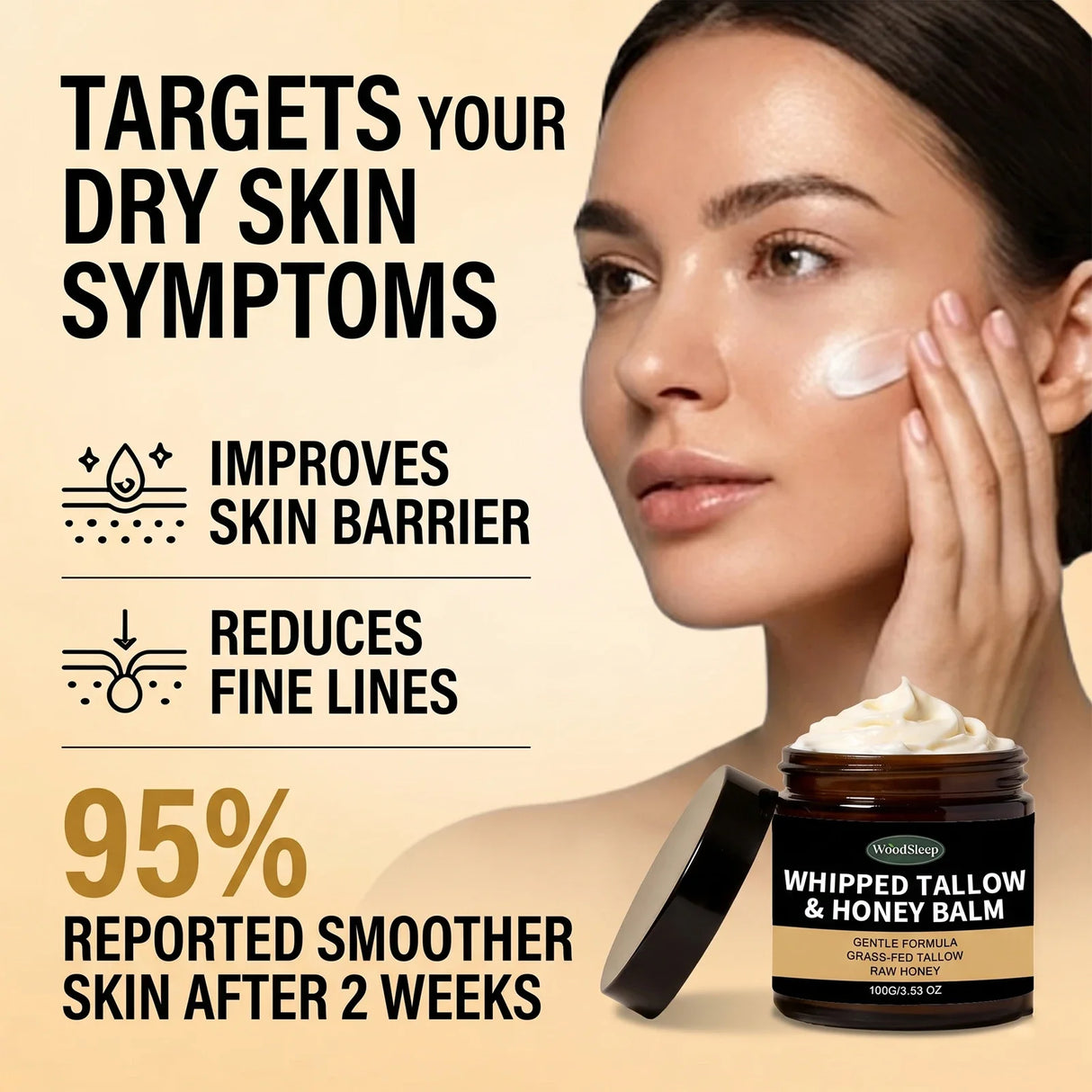Butter and Honey Skin Care Cream, Honey Facial Cream and Body Lotion Moisturizer, Specialized for Dry and Sensitive Skin