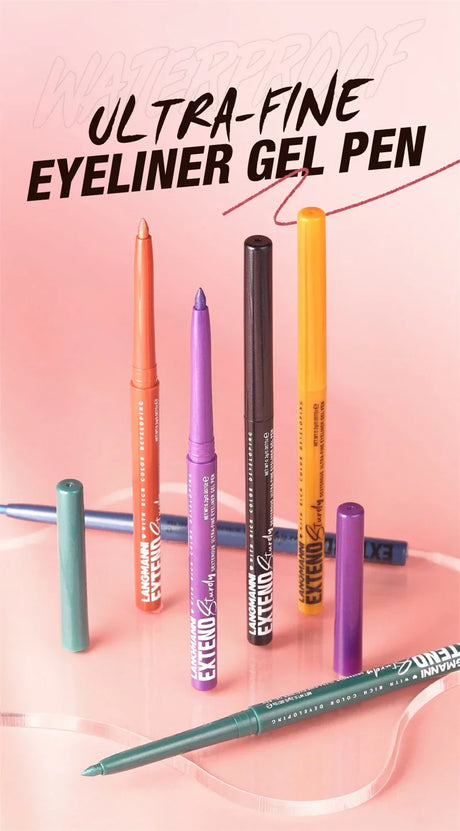 12-Color Fashion Eyeliner Pencil Smokey Punk Style Eye Liner Pen Long-lasting Waterproof Perform Stage Makeup Eyeshadow Stick