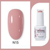 Clou Beaute Gel Color Hema TPO Free 15ml Gel Nail Varnish Soak Off UV Gel Polish Nail Art Manicure Lacquer Nail Art Jelly Gel
