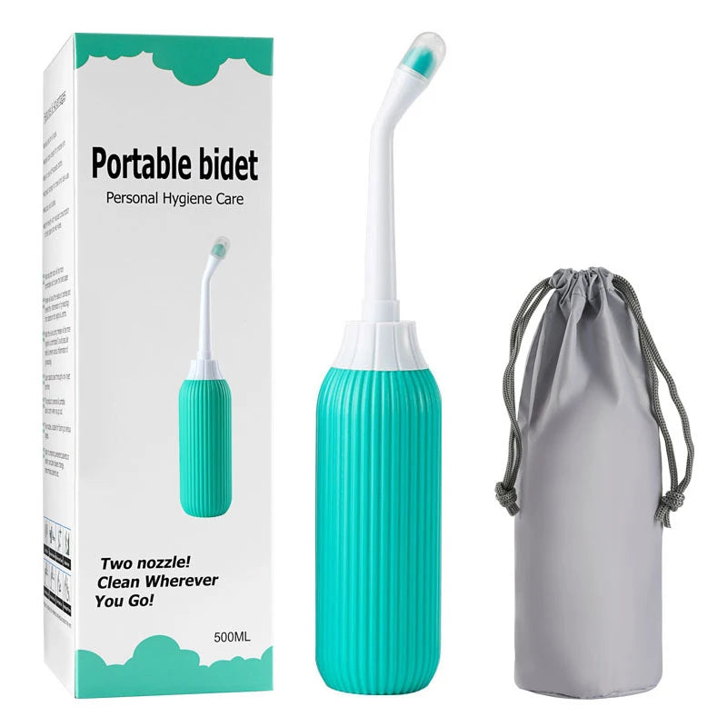 500ml Portable Bidet Spray Handheld Travel Bidet for Pregnant Women Baby Cleansing Water Washer Bottle Baby Showers Mom Bottle