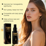 Hair Styling Spray Strong Hold Enhance Luster Non-greasy Quick-Dry Moisturizing Thickening Volumizing Natural Hair Holding Mist