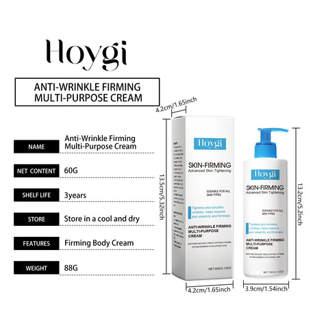 Body Firming Cream Tightening Improve Sagging Skin Lotion Increase Elasticity Nourishing Moisturizing Lifting Brighten Skin Care