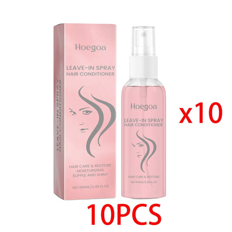 Leave-In Hair Conditioner Care Spray Wash Free Gentle Nourishing Scalp Anti Frizz Split Ends Daily Moisturizing Hair Spray 100ml