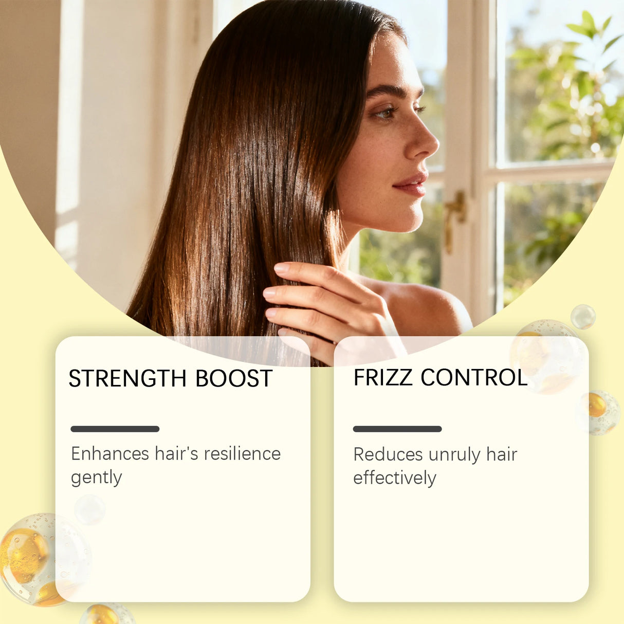 Hair Styling Spray Strong Hold Enhance Luster Non-greasy Quick-Dry Moisturizing Thickening Volumizing Natural Hair Holding Mist