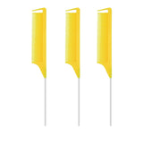 Pro Pointed Tail Salon Hairdressing Hair Styling Anti-static Comb Hair Brush Steel Needle Pin Rat Tail Combs Barber Accessories