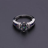 Women Torina Crystal Quartz Ionix Ring Ionix Therapy Quartz Crystal Ring For Weight Loss Lymph Drainage Magnetic Therapy Rings