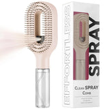 Hairbrush Sprayer Brush 2 in 1 Multi-functional Spray Bottle Comb with Water Spray Detangling Styling Salon Fluffy Modeling Comb