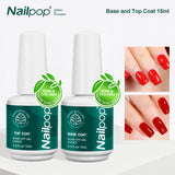 Nailpop Pro Soft Nail Tips Gel Glue 20g Adhesive Fake Nails Long Lasting Soak Off UV Gel Nail Polish Manicure Products for Nails