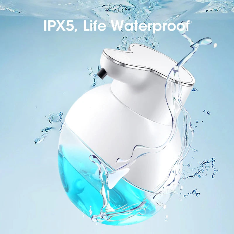 Smart Automatic Foam Soap Dispenser and Gel Hand Washing Liquid Detergent Machine Wall-Mounted USB Rechargeable