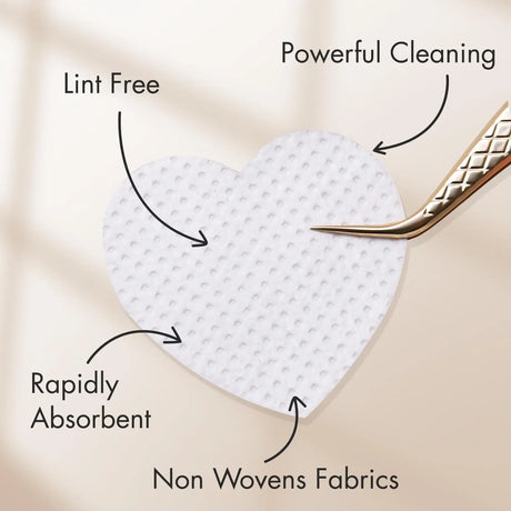 LINMANDA 200Pcs Lint Free Nail Cleaning Wipes Nail Cleaning Pads Gel Nail Cleaning Wipes Suitable for Home or Nail Salon Use