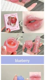 SENSORY PARTY Hydrating & Brightening Lip Mask - Deep Moisture, Lip Wrinkle Reduction, 24-Hour Hydration Lip Oil