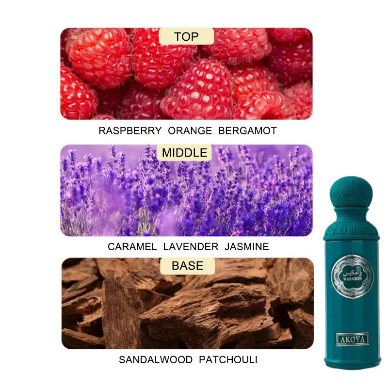 New Unisex Arabic Perfume High Quality Woody Fragrance Perfume Spray Lasting Fragrance To Attract The Opposite Sex Light Perfume