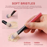 20PCS Eye Shadow Makeup Brush Set Concealer Brush Eye Cosmetic Soft Bristles Eyebrow Eyeliner Brush Portable Beauty Makeup Tools
