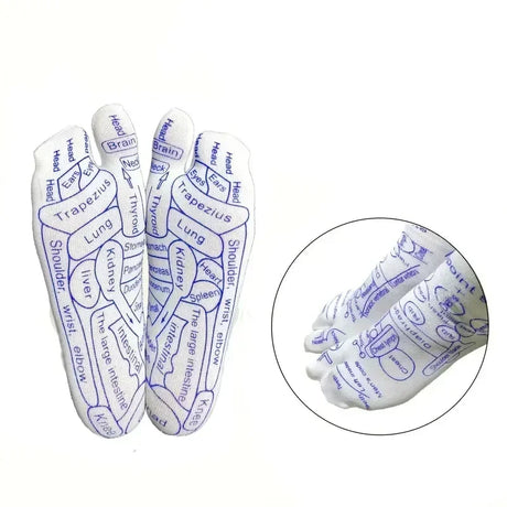 Physiotherapy Foot Care Massage Relieve Tired Feet Sock Acupressure Foot Massager Reflexology Socks Foot Acupoint Massage Tool