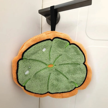 Leaf Hand Towel Bathroom Accessories Absorbent Kitchen Towel Soft Towel Hanging Towels Handkerchief Towels Home Wash Hand Towels