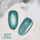 5g/Bottle White Moonlight Nail Cat's Eye Gel Magnetic Satin Gel Polish 9-Colors Soak Off Glitter Phototherapy Manicure Varnish
