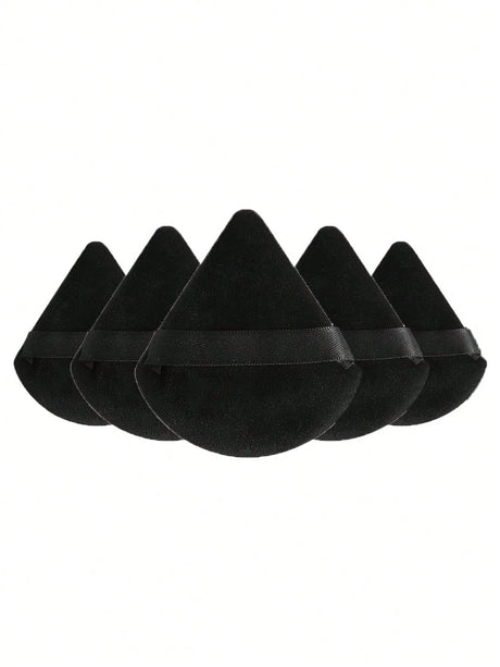 50/40/30/20/10/5 Triangular Velvet Puffs, Reusable Puffs, Face and Eye Makeup Puffs, Foundation Make-up Powder Makeup Tools