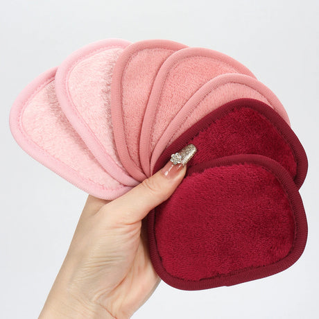 810 Makeup Remover Wipes Gradient 7Pcs, Machine Washable, Reusable Makeup Remover Tools for All Skin Types
