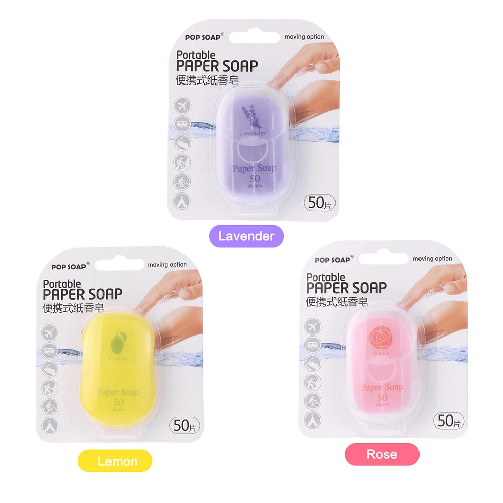 Ultimate Portable Paper Soap Sheets For Outdoor Travel， disposable hand washing travel soap