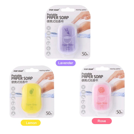 Ultimate Portable Paper Soap Sheets For Outdoor Travel， disposable hand washing travel soap