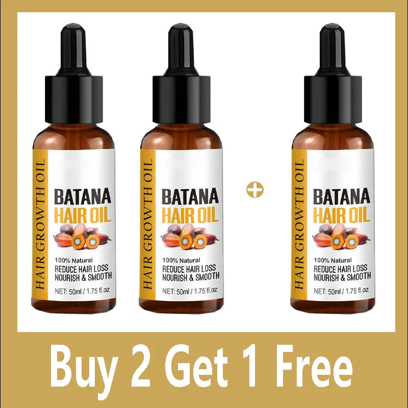 Batana Oil Hair Growth Products Fast Growth Batana Essence Oil Traction Alopecia Anti Hair Loss Baldness Treatment For Men Women