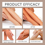Leg Makeup Spray Waterproof Body Bronzing Mist Sunless Self Tanner Leg Concealer for Flawless Tan Glow 120ml