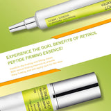 Korean Vita A Retinol Firming Serum Eye Cream Set Tightening Booster Deeply Moisturizing Pore Shrink Dark Circles Repair Serum