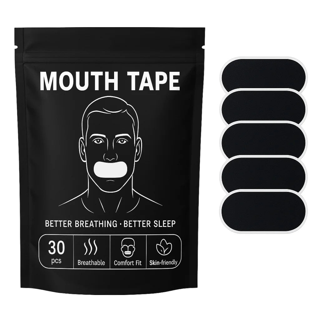 30pcs Anti-Snoring Mouth Strips, Sleep Tapes, Sealing Patches, Used to Seal the Mouth, Transparent Patches to Prevent Mouth Brea