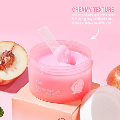 Avocado Cleansing Balm 4-in-1 Makeup Remover for Face Eyes & Lips Fast Melting No Residue Gentle Cleansing Balm Fruit Scented