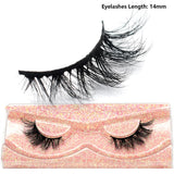 Half Lashes Mink Eyelashes Fluffy Soft False Eyelashes Wispy Cross Mink Eye Lashes Natural Short Mink Eyelash Extension Makeup