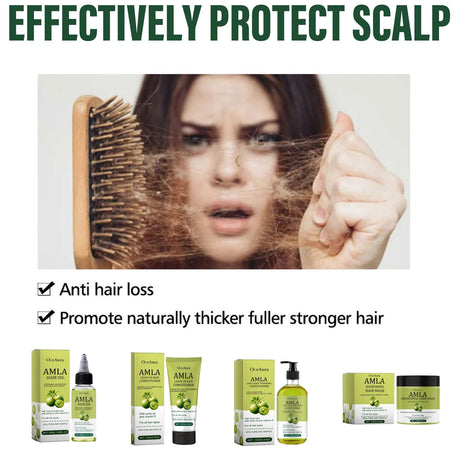 Castor Oil Natural Hair Care Set Nourish Hair Shampoo Conditioner Repair Hot Dyeing Damage Oil Fragrance Shiny Hair Care Mask