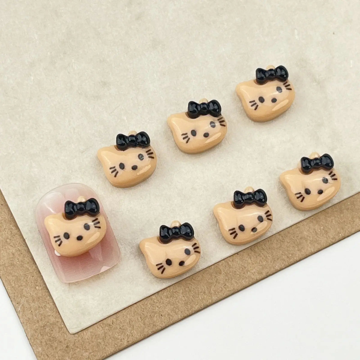20Pcs Lovely Hello Kitty Cartoon Nail Accessories for Summer Fun Nail Charms Designed for Beautiful Girls