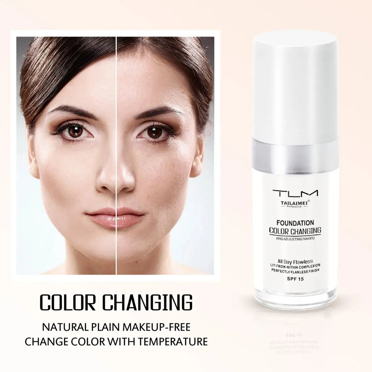 30ml Foundation Magic Color Changing Foundation Liquid Soft Matte Long Lasting Hydrating Makeup Base Maquiagem Korea Makeup