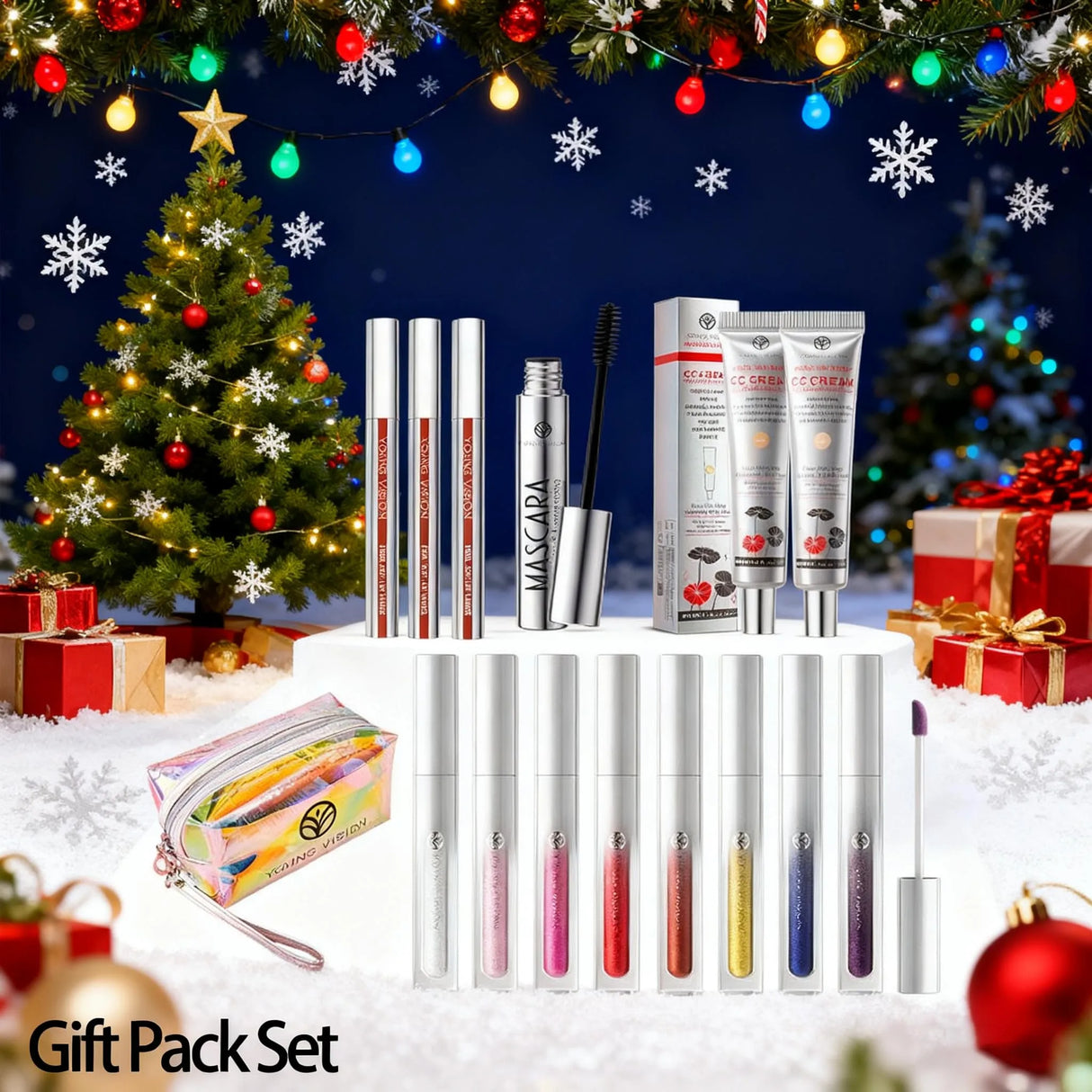 1PC/2PCS 45ml Brightening CC Cream Centella Asiatica Repairing BB Cream Natural Concealing Whitening Foundation Liquid Cosmetics