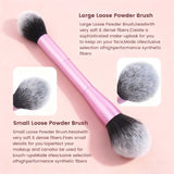 20pcs/set Pro Makeup Brushes Double Ended Foundation Concealers Blush Eye Shadows Brush for Liquid Cream Powder Blending
