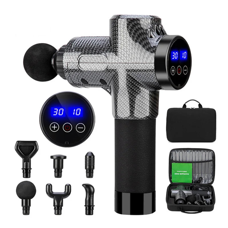 Massager Body Neck Back Deep Tissue Muscle Relaxation Pain Relief Fitness Fascial Massage Gun Electric Percussion Pistol