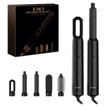 5 in 1 Hair Styler Powerful Fast Drying Ionic Hair Dryer High Speed Hot Comb Brush Set Professional Hair Straightener