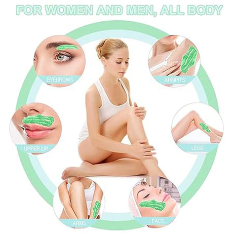 1000g/400g/50g Hot Wax Hair Removal Depilatory Waxing Wax Beads For Wax Heater Painless for Body Hairs Removal Beans
