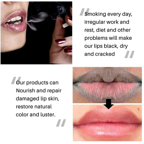Lighten & Repair Dark Lips Lip Balm Reduce Lip Pigment Deposition Exfoliate Hydrating Lip Treatment