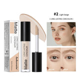 Dark Circles Acne Marks Cover Matte Face Concealer Brighten Skin Tone Repair Makeup Cosmetic for Women Daily