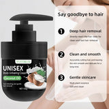 YUITIKUE intimate area hair removal cream, painless and healthy hair removal agent, unisex body care product