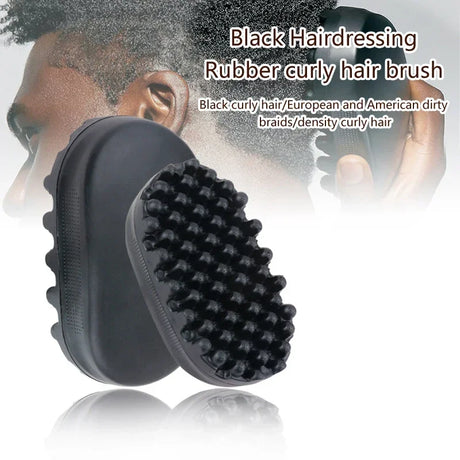 Hot Sale Portable Silicone Hair Brush Washable Durable Rubber Curly Brush Hair Beauty Dirty Braided Curly Hair Men Cleaning Tool