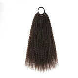 Synthetic wig Long curly hair fluffy explosive head corn whisker ponytail for women