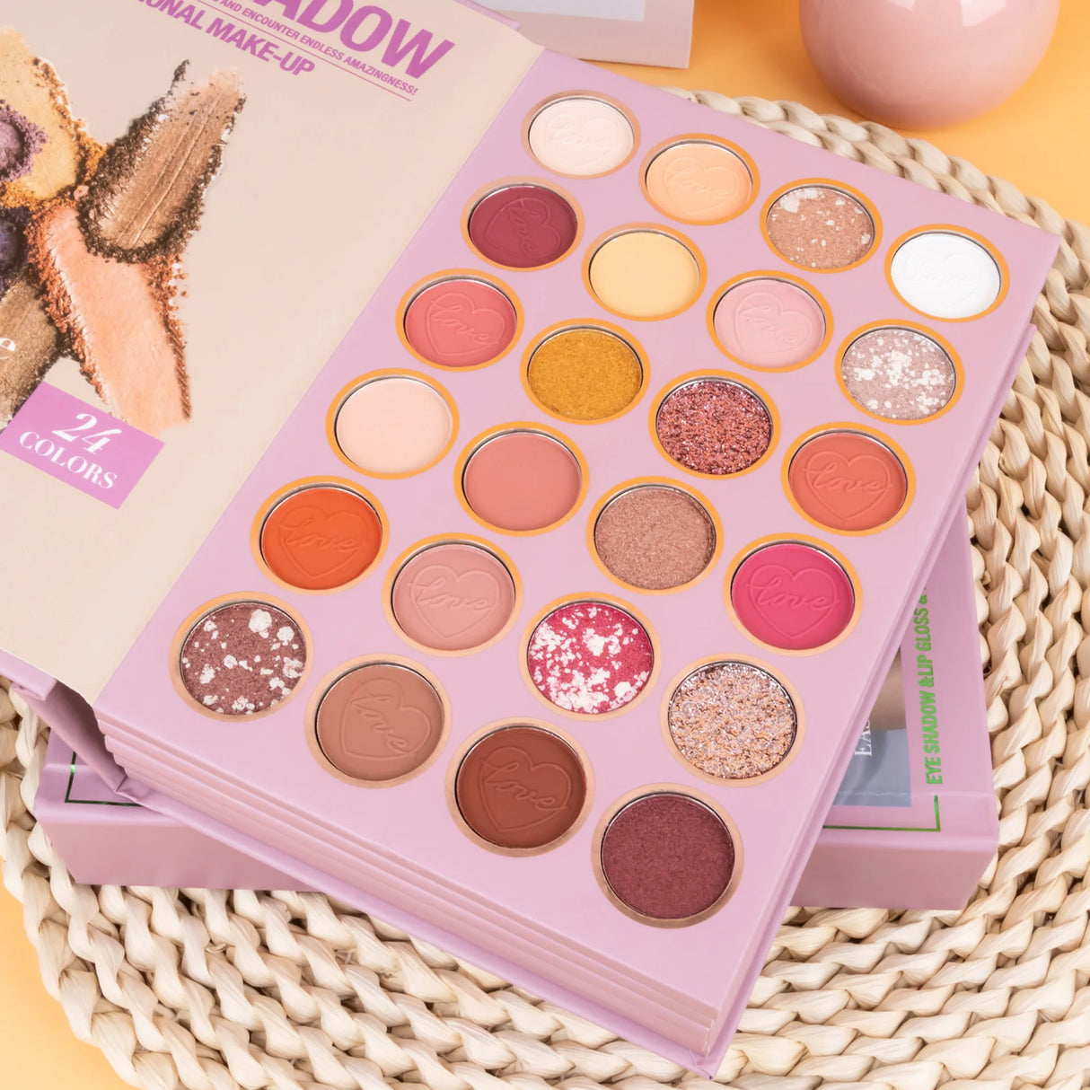 Eye Shadow Palette Five-page Flipbook Matte Pearlescent Lasting Non-smudge Multi-function Blush Contouring Highlighter Makeup