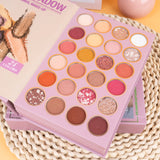 Eye Shadow Palette Five-page Flipbook Matte Pearlescent Lasting Non-smudge Multi-function Blush Contouring Highlighter Makeup