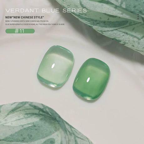 MN 12ML Selling Mint Mambo Gel Nail Polish ilky Green Blue-green Series Gel Polish Blue Nails Green Nail Summer Nail Spring Nail