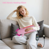 Axolotl Heating Pad for Period Cramps & Menstrual Pain Relief Portable Electric Heat Pads USB Powered Cute Stuff Stuffed Animal