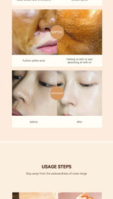 Aiheno Deep Hydration Moisturizing Control Oil Pore-Cleansing Mask Deep Clean Quick Absorption Peel-Off Mask，Peel-off Mask